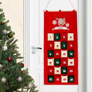  Retro Reindeer Personalised Felt Advent Calendar