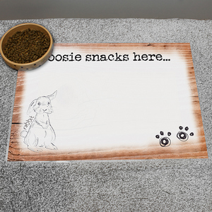 Scribble Bunny Personalised Placemat