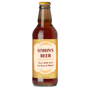  Gold Wheat Personalised Beer (Any Message)