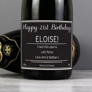 Classic Any message Personalised Champagne