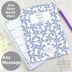 Country Diary Blue Blossom Personalised A5 Diary