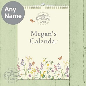 Country Diary Flower A4 Wall Calender