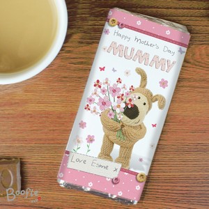 Boofle Flowers Personalised Milk Chocolate Bar