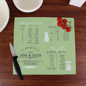 Conversions Glass Personalised Chopping Board