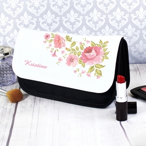 Pretty Rose Personalised Make Up Bag