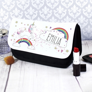 Unicorn Personalised Make Up Bag