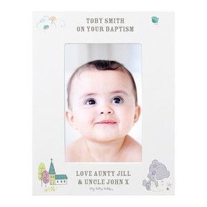 Tiny Tatty Teddy Church 4x6 (Any Message) Personalised Frame