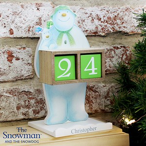 The Snowman and the Snowdog Personalised Advent Calendar