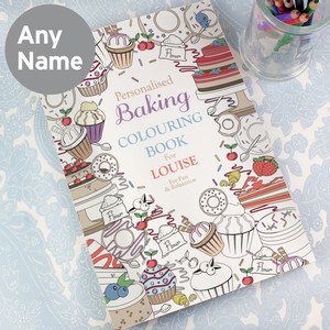 Baking Personalised Colouring Book