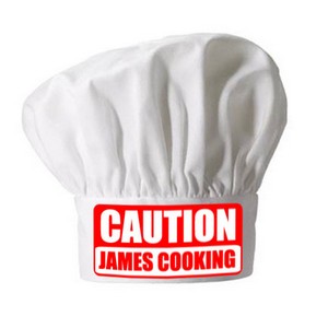 Caution Chefs Personalised Hat