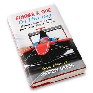 Formula 1 On This Day Personalised Book