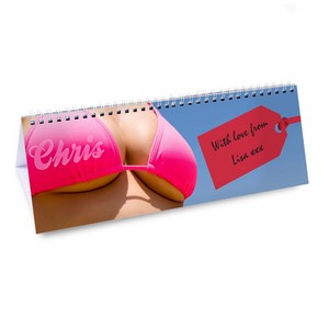 Hot Chicks Personalised Desk Calendar