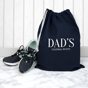 Navy Personalised (Any Message)  Boot Bag