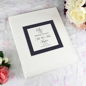 Ornate Monogram Traditional Personalised Photo Album