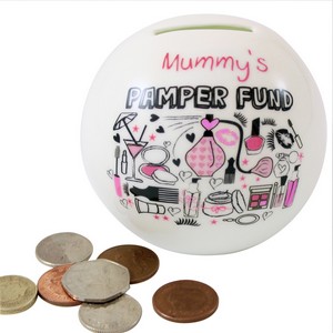 Pamper Fund Personalised Money Box