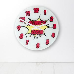 Personalised Comic Pow! Wall Clock