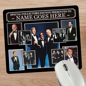 Rat Pack Personalised Icon Mouse Mat