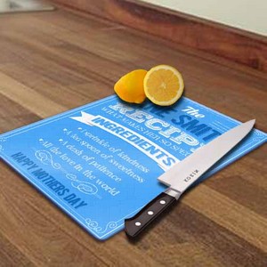 Glass Recipe of Mum Personalised (Any Occasion) Chopping Board