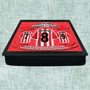 Sheffield United Football Shirt Personalised Lap Tray