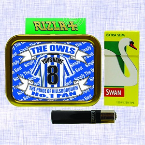 Sheffield Wednesday Personalised Tobacco Tin & Products