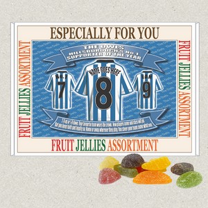 Sheffield Wednesday Football Shirt Personalised Boxed Sweets
