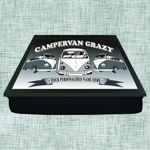 Campervan Crazy Personalised Lap Tray