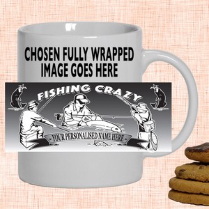 Fishing Crazy Personalised Mug