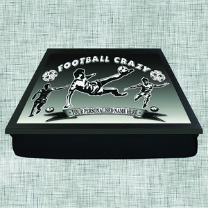 Football Crazy Personalised Lap Tray