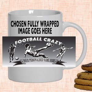 Football Crazy Personalised Mug