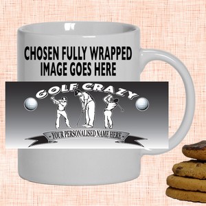 Golf Crazy Personalised Mug