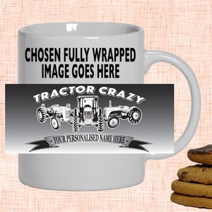 Tractor Crazy Personalised Mug