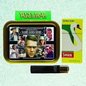 Steve McQueen Personalised Icon Tobacco Tin & Products