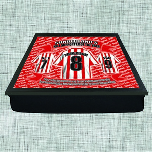 Sunderland Football Shirt Personalised Lap Tray