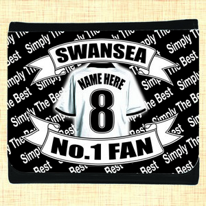 Swansea Football Shirt Personalised Wallet