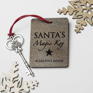 Santa's Magic Key With Personalised Keyring