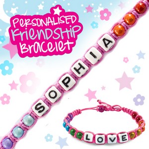Girls Personalised Friendship bracelet:- Sophia