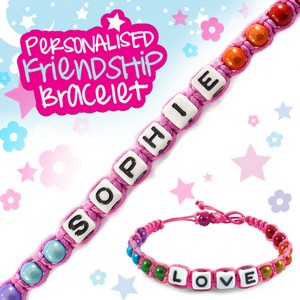 Girls Personalised Friendship Bracelet:- Sophie
