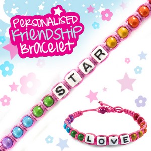 Girls Personalised Friendship Bracelet:- Star