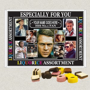 Steve McQueen Personalised Icon Boxed Sweets