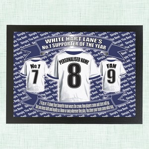Tottenham  Personalised Football Shirt Picture