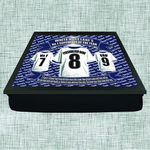 Tottenham Football Shirt Personalised Lap Tray