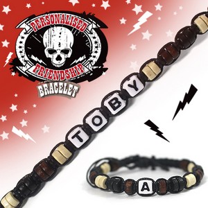 Boys Personalised Friendship Bracelet:- Toby