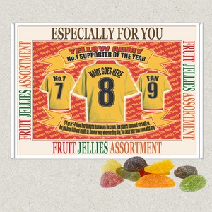 Watford Football Shirt Personalised Boxed Sweets