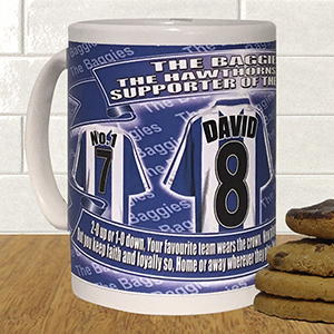 West Brom Personalised Football Shirt Mug