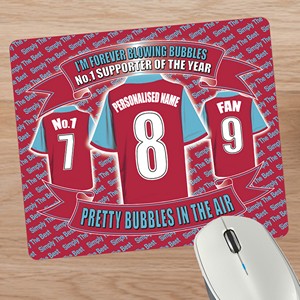 West Ham Football Shirt Personalised Mouse Mat