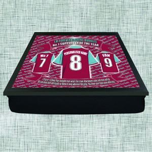 West Ham Football Shirt Personalised Lap Tray