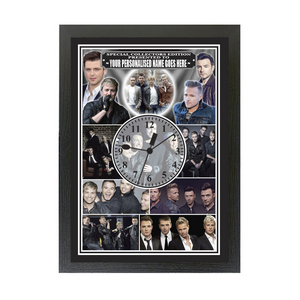 Westlife Icon Personalised Framed Clock