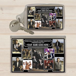 Westlife Personalised Icon Keyring and Magnet Set