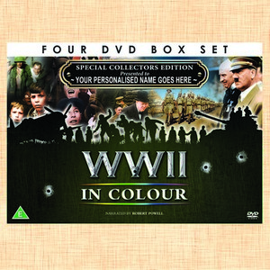 WWII In Colour Four Personalised DVD Box Set.