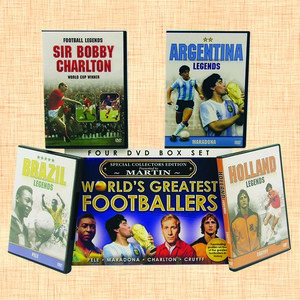 The World's Greatest Footballers Personalised Four DVD Box Set